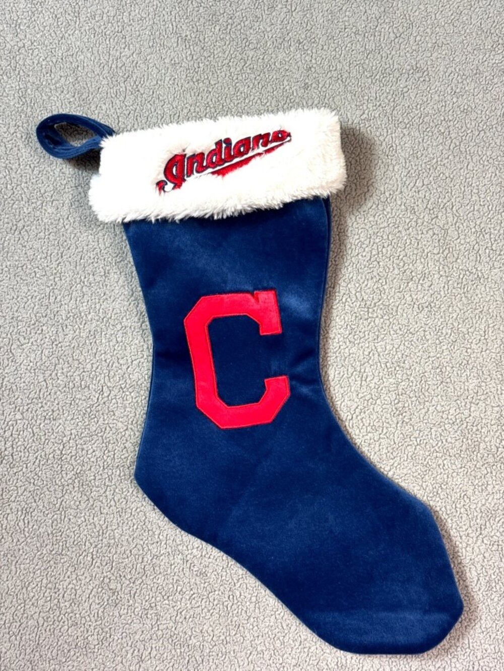 Cleveland Indians Christmas Stocking MLB Forever Collectibles Plush Holiday